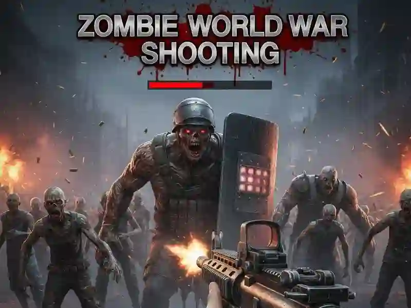 Гульня Zombies: World War Shooting онлайн