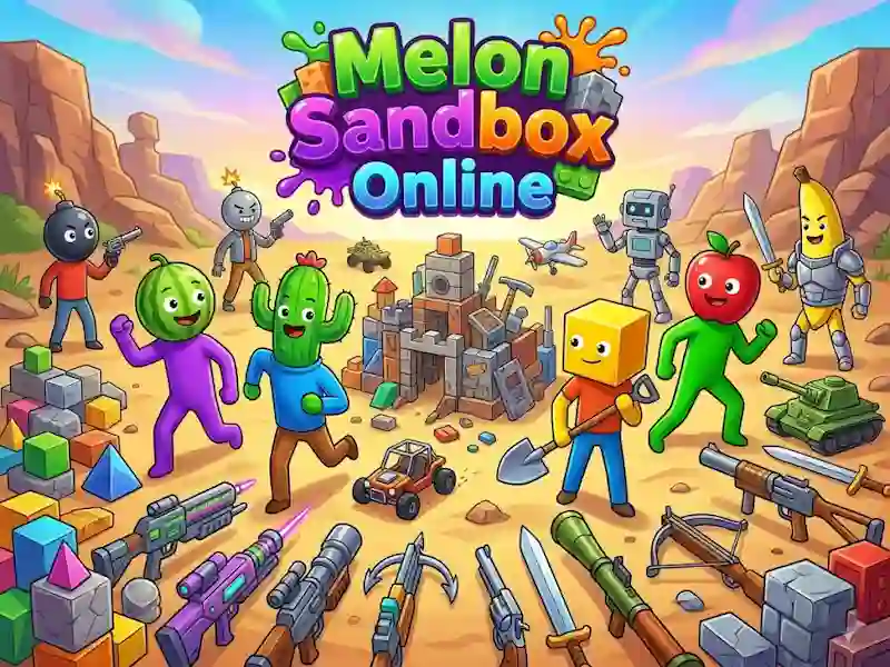 Гульня Melon Sandbox Online онлайн