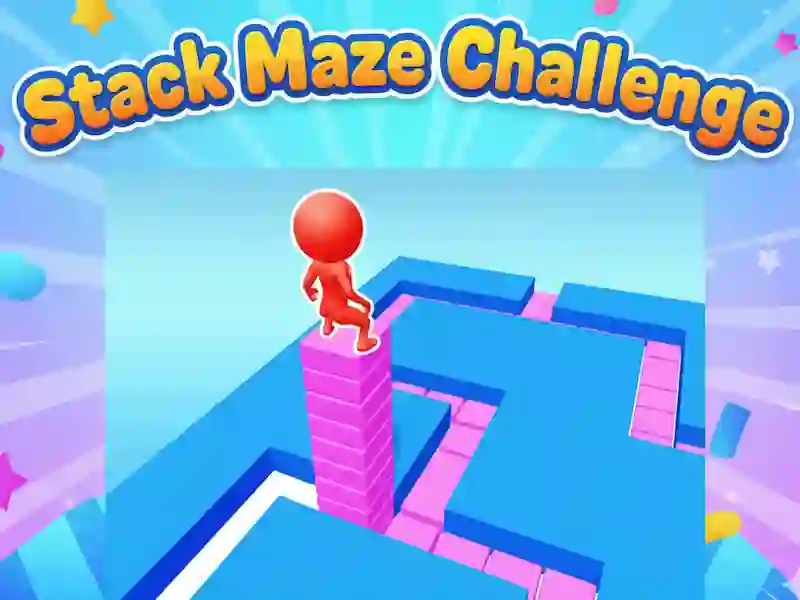 Гульня Задача Stack Maze онлайн