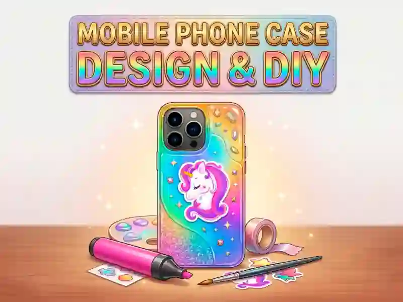 Гульня Mobile Phone Case Design & DIY онлайн