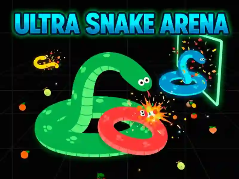 Гульня Ultra Snake Arena онлайн