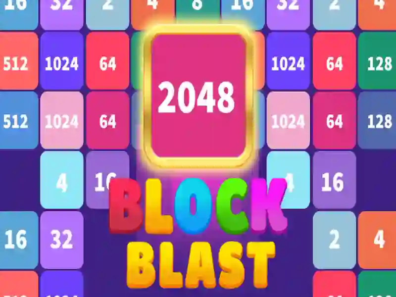 Гульня Выбух блокаў 2048 онлайн Гульня Выбух блокаў 2048 онлайн
