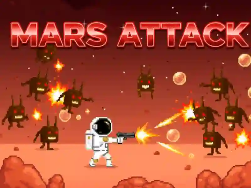 Гульня Mars Attack онлайн