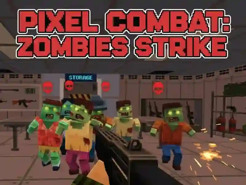 Гульня Pixel Fight: атака зомбі онлайн Гульня Pixel Fight: атака зомбі онлайн