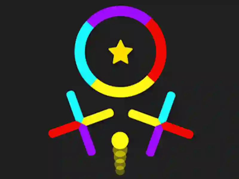 Гульня Скакаючы мяч: пераключэнне кветак онлайн