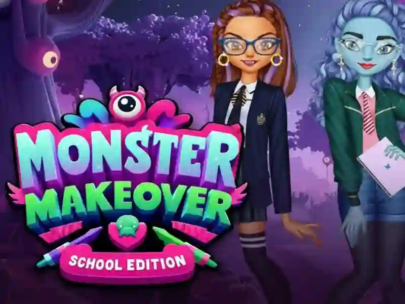 Гульня Monster Makeover: School Edition онлайн