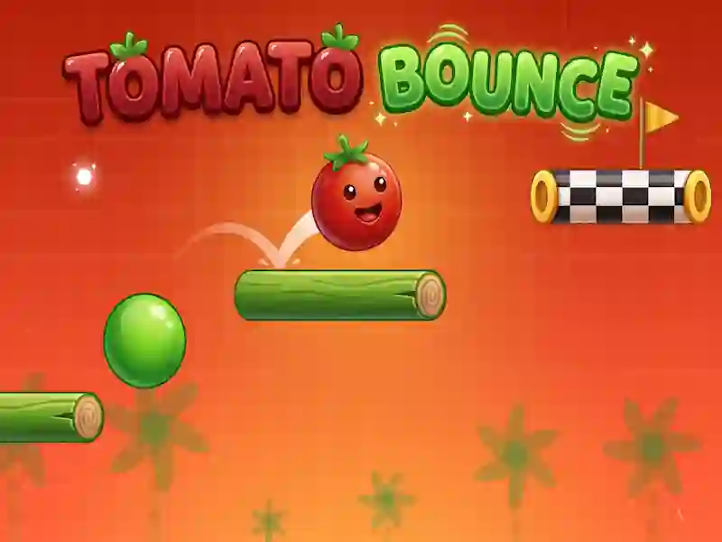 Гульня Tomato Bounce онлайн