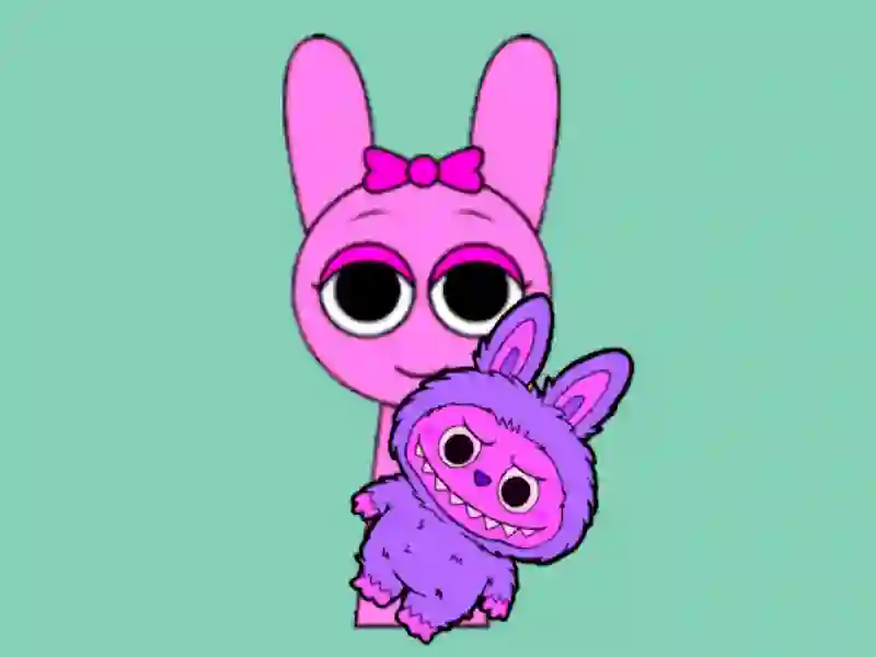 Гульня Скраў Labubu Skrunki! онлайн