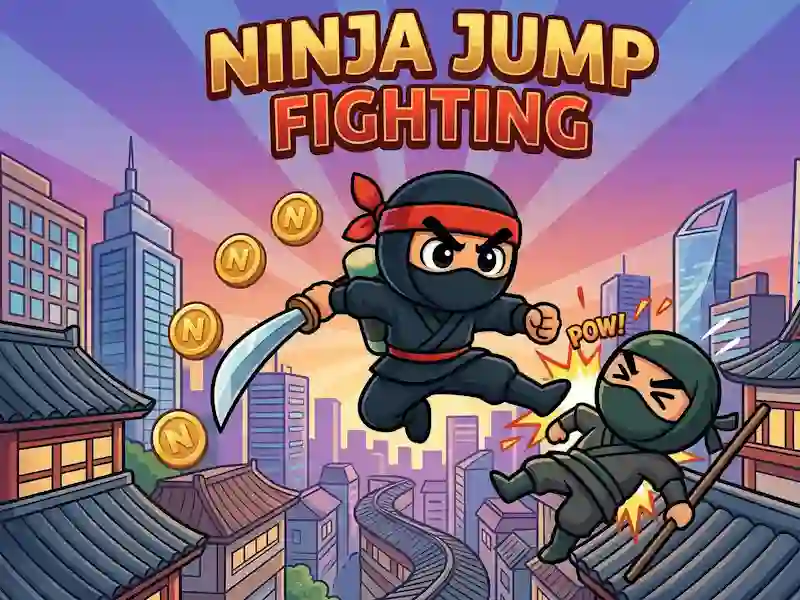 Гульня Ninja Jump fighting онлайн