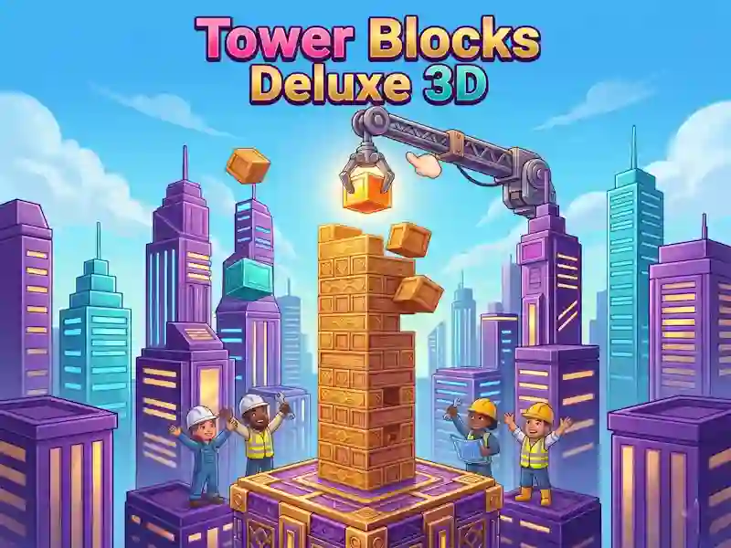 Гульня Tower Blocks Deluxe 3D онлайн