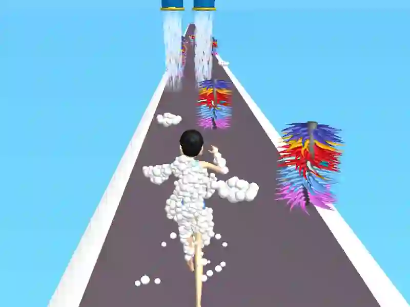 Гульня Бег у пены онлайн