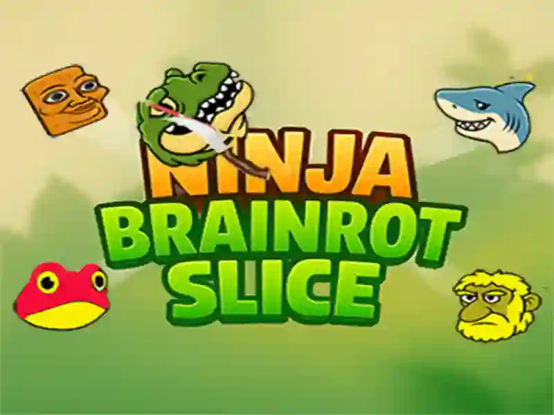 Гульня Brainrot ninja нарэзаць лустачкі онлайн
