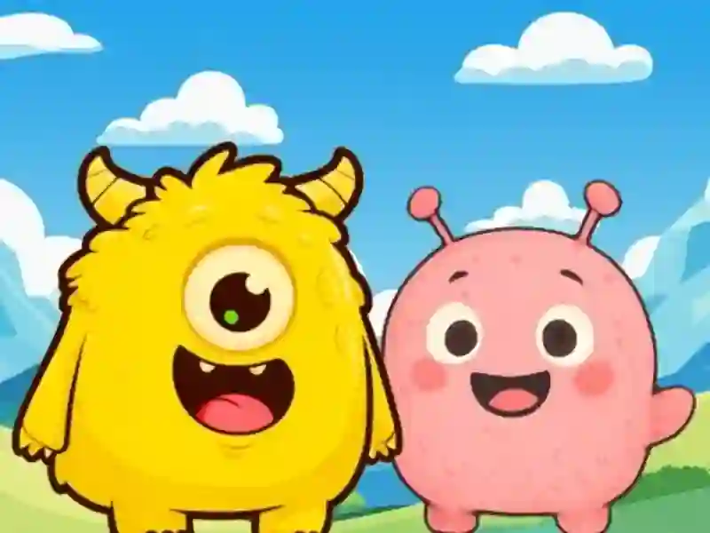 Гульня Шчаслівыя монстры онлайн