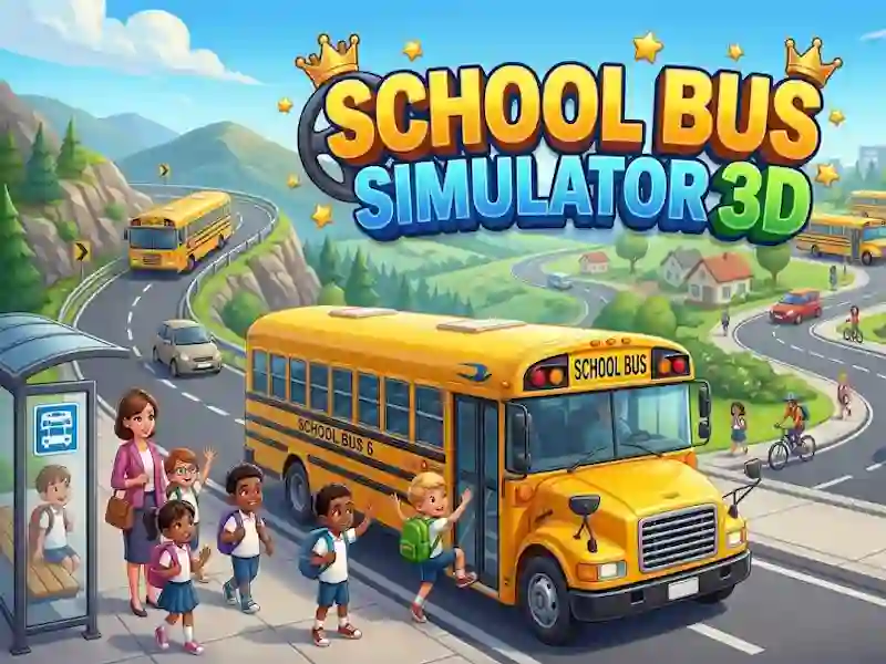 Гульня School Bus Simulator 3D онлайн