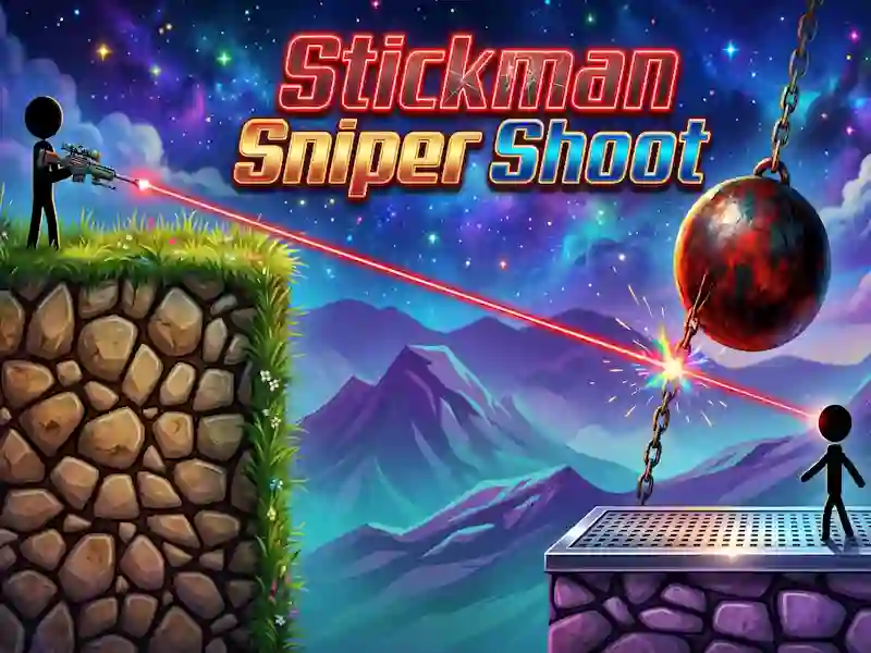 Гульня Stickman Sniper Shoot онлайн