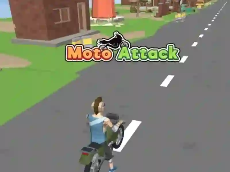 Гульня Moto Attack онлайн