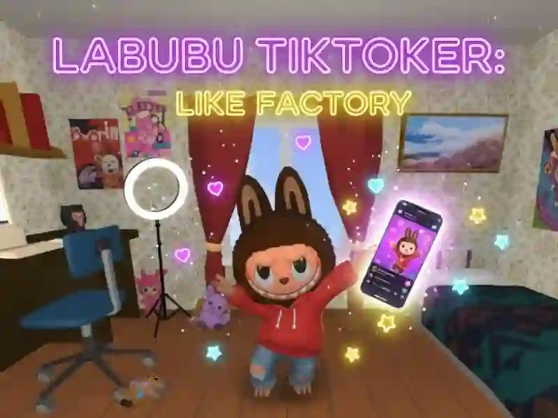 Гульня Labubu TikToker: Like Factory онлайн
