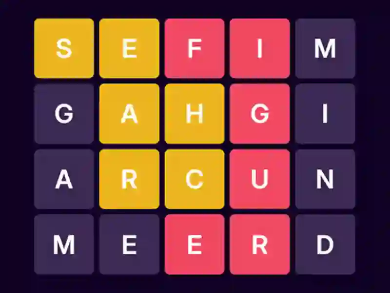 Гульня Пошук слоў 2025 онлайн