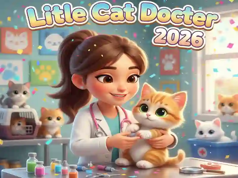 Гульня Little Cat Doctor онлайн