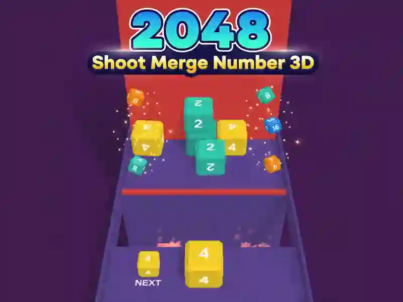 Гульня 2048 3D камбінацыя лікаў онлайн