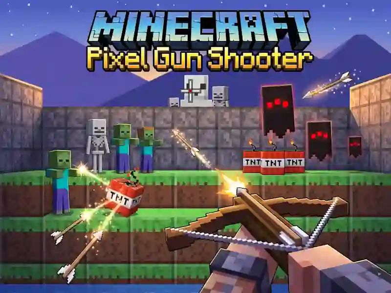 Гульня Minecraft Pixel Gun Shooter онлайн
