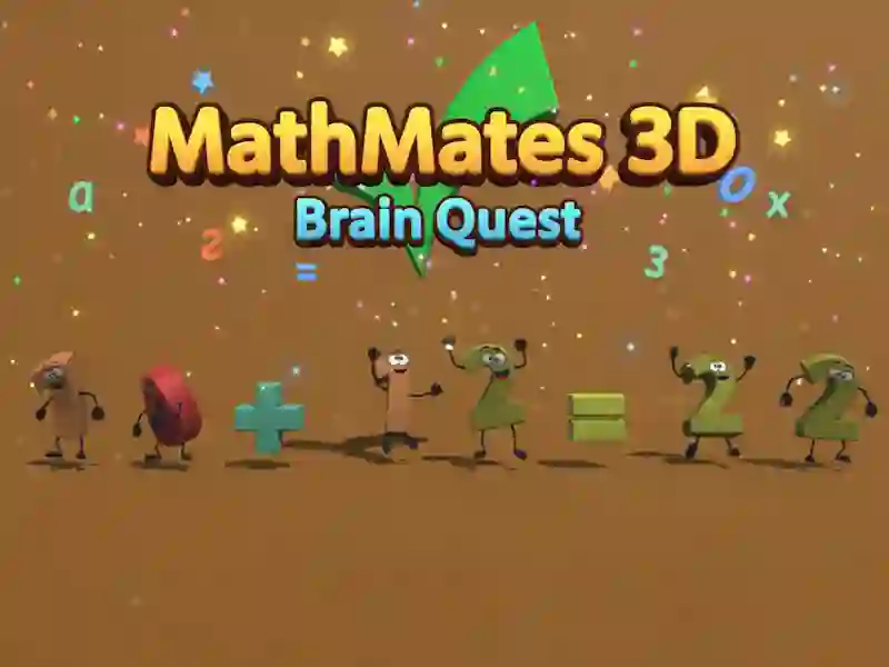 Гульня Math Friends 3D: Smart Quest онлайн