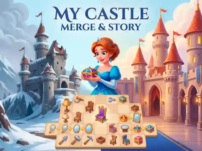 Гульня My Castle. Merge & Story онлайн