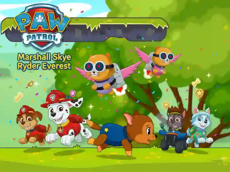 Гульня PAW Patrol: Marshall Sky Ryder Everest онлайн