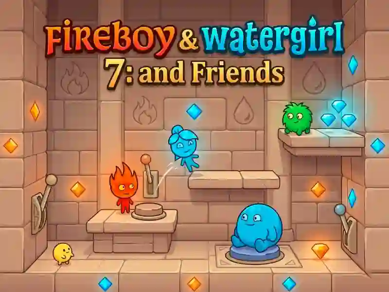 Гульня Fireboy & Watergirl 7: and Friends онлайн