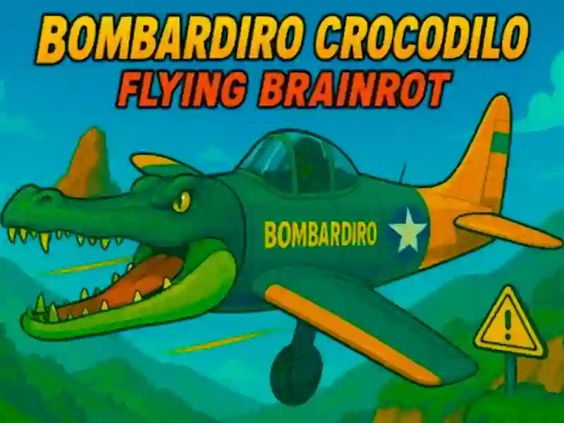Гульня Лятучы Bombardiro Crocodile онлайн