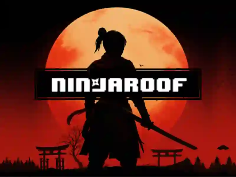 Гульня Ніндзя на даху онлайн