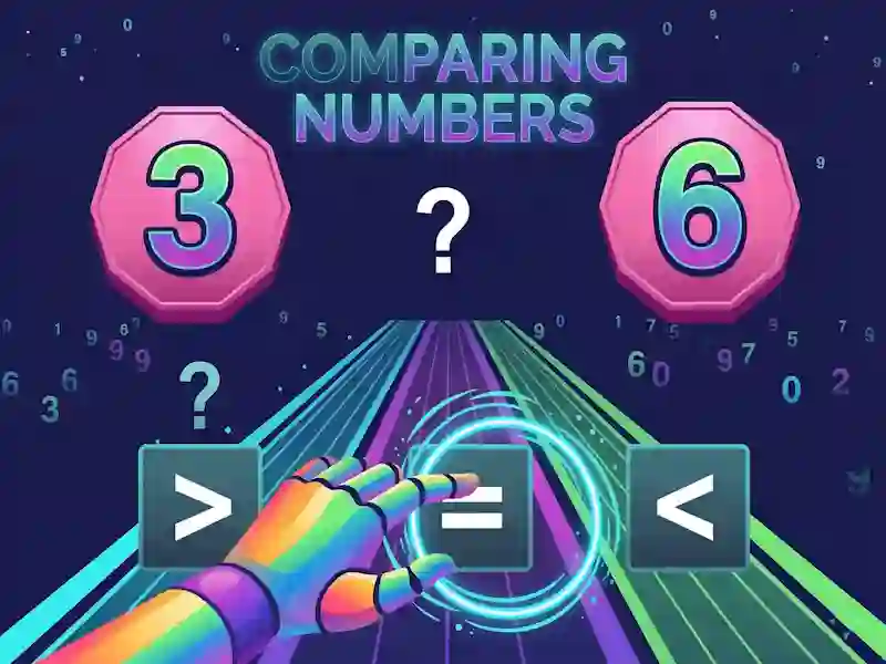 Гульня Comparing Numbers онлайн