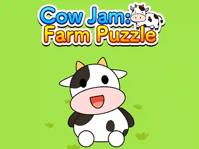 Гульня Cow Jam Farm puzzle онлайн