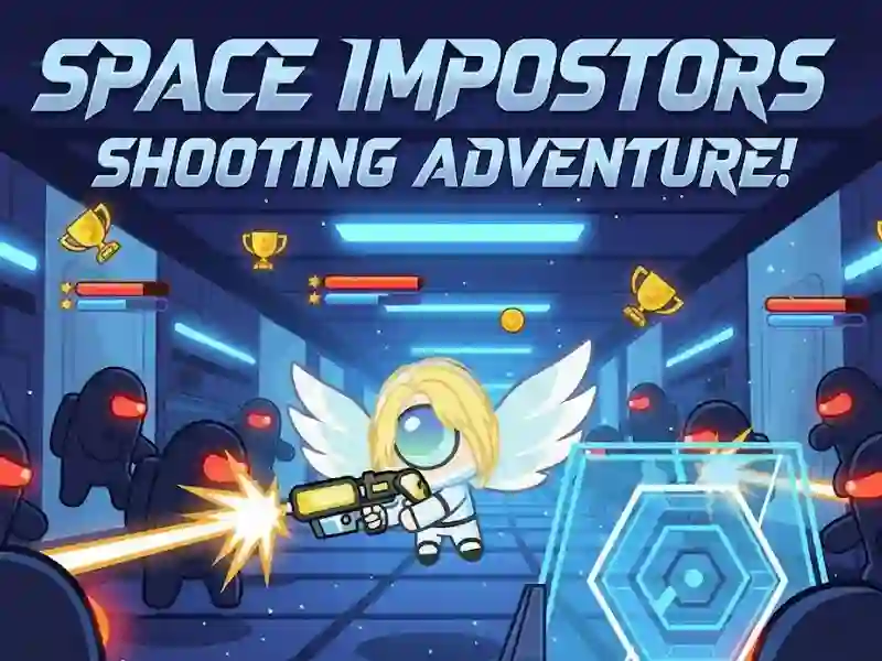 Гульня Space Imposters: Shooting Adventure онлайн
