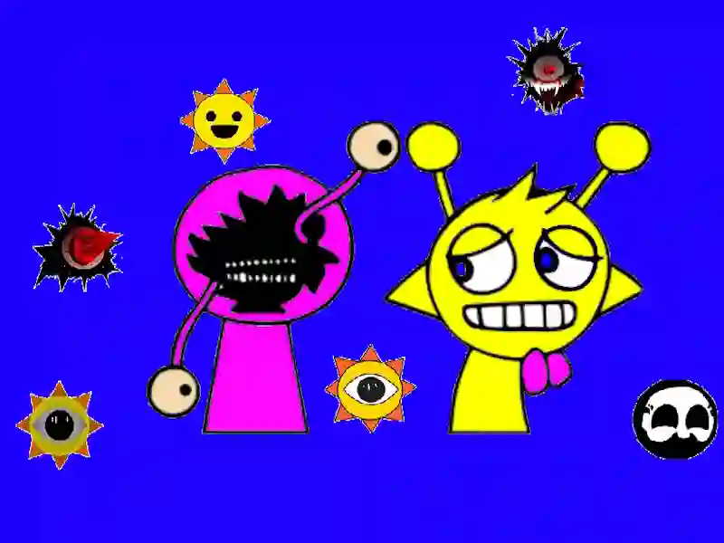 Гульня Афарбоўка невялікіх ізгояў онлайн