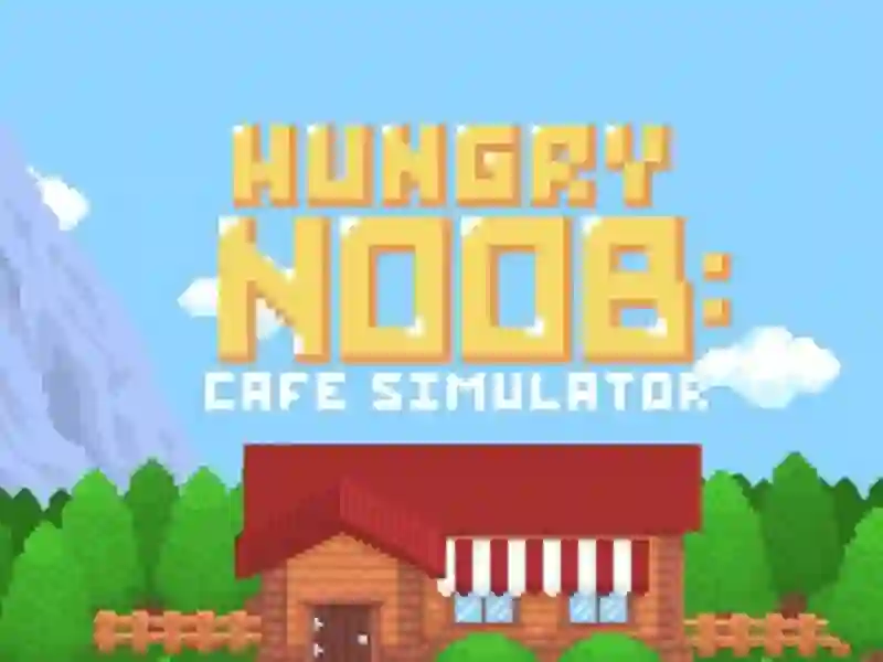 Гульня Hungry Noob: Cafe Simulator онлайн