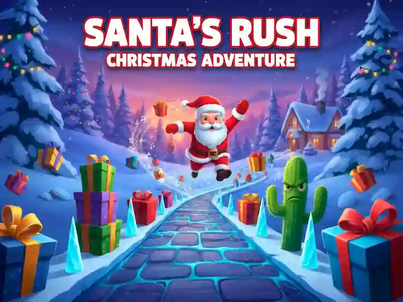 Гульня Santa Dash: Калядныя прыгоды онлайн