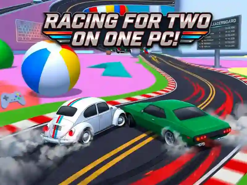 Гульня Racing for Two on One PC! онлайн