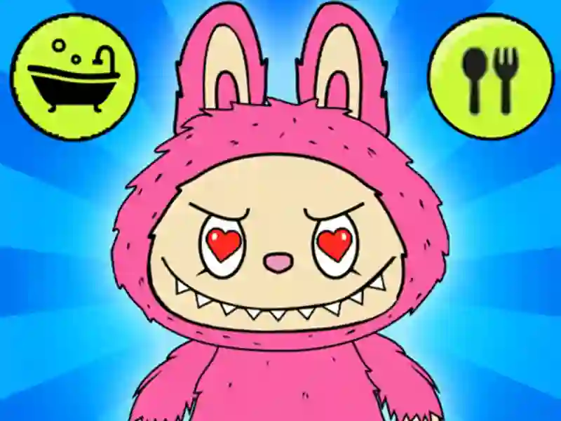 Гульня Мой гаворачы Лабубу онлайн