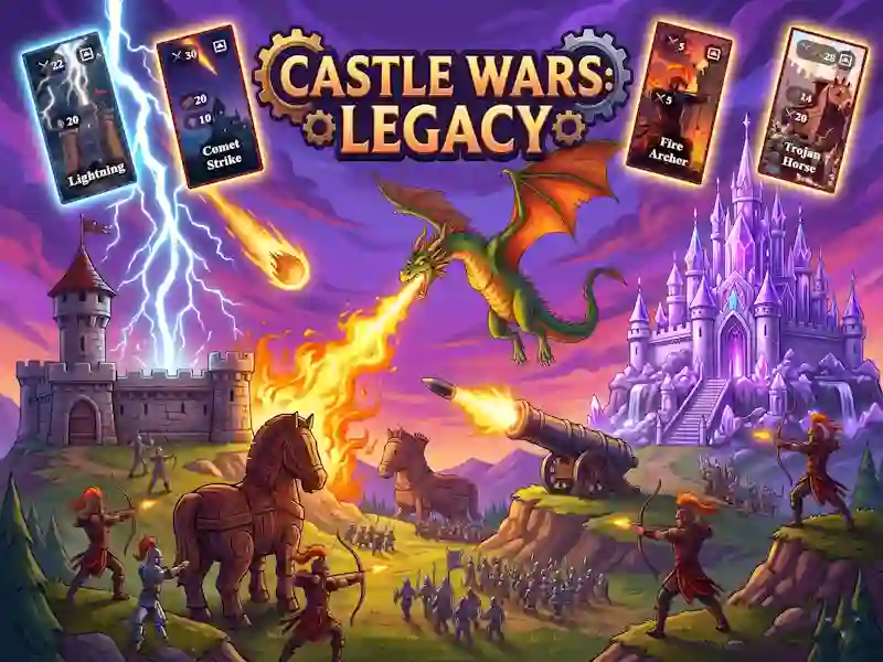 Гульня Castle Wars: Legacy онлайн