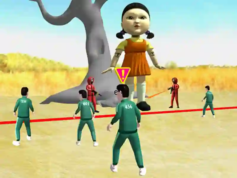 Гульня Гульня Kalmara: Чырвонае светлае зялёнае святло онлайн