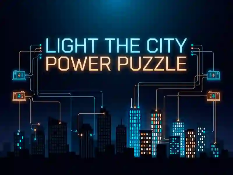 Гульня Light the City Power Puzzle онлайн
