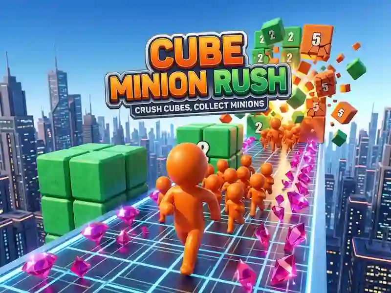 Гульня Cube Minion Rush онлайн