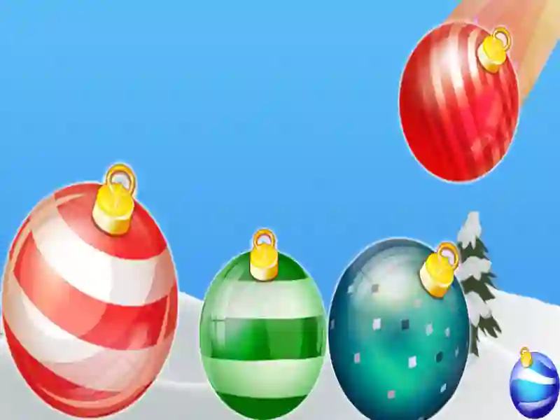 Гульня Галаваломка: Злучыце навагоднія шары! онлайн