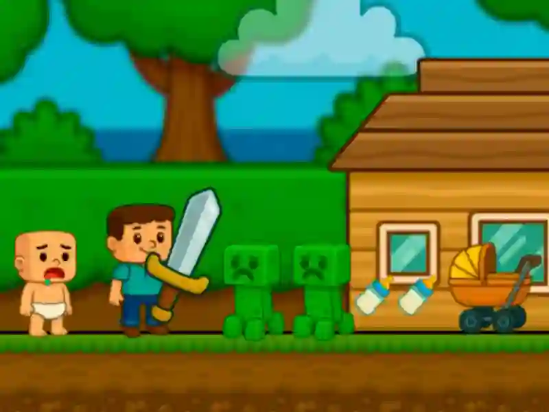 Гульня Kid Nub, дапамога! Стыў онлайн