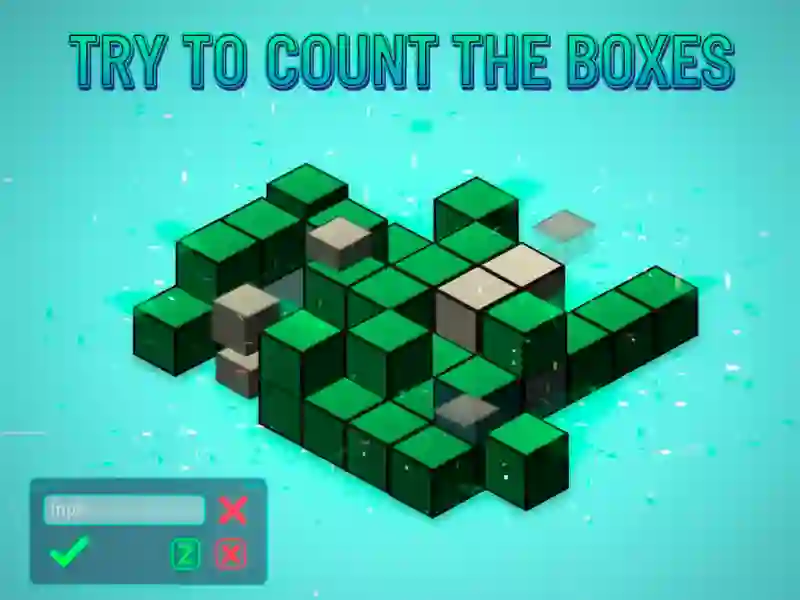 Гульня Паспрабуйце палічыць скрынкі онлайн