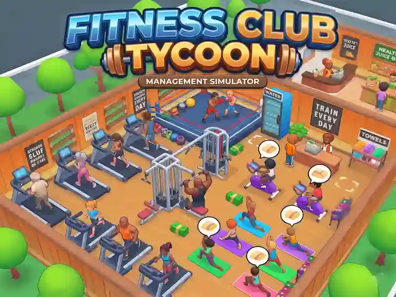 Гульня Fitness Club Tycoon онлайн