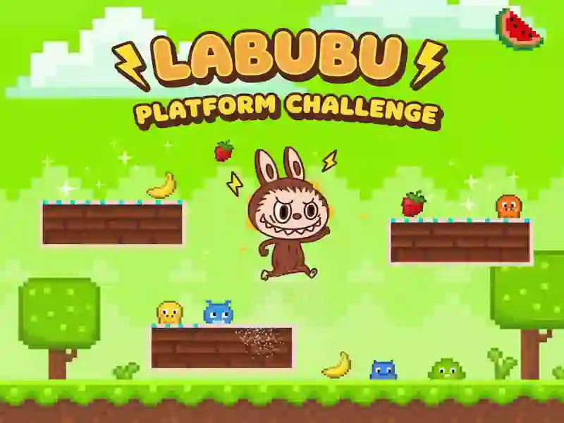 Гульня Labubu Platform Challenge онлайн