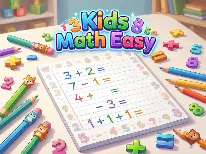 Гульня Kids Math Easy онлайн