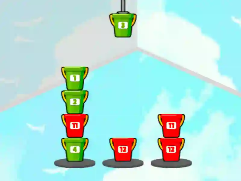 Гульня Сартаванне вёдраў онлайн